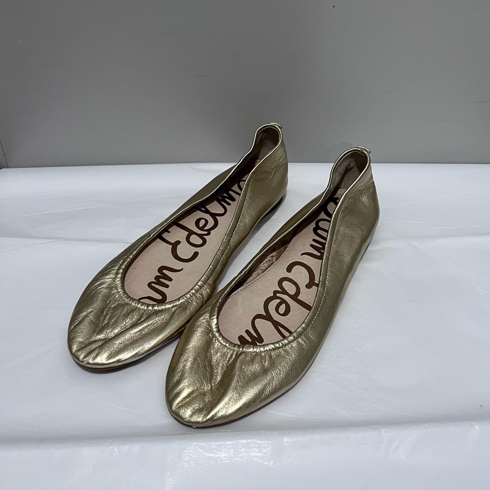 Sam Edelman Gold Flats